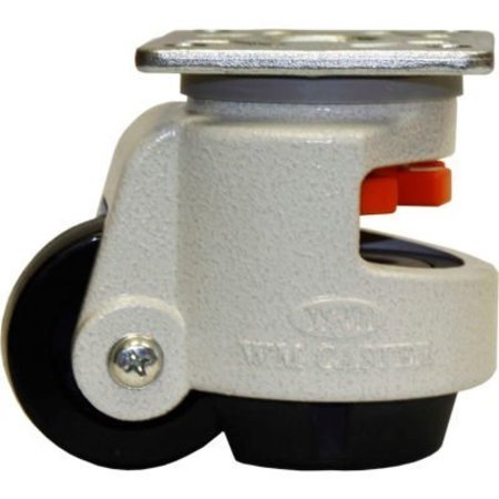 WM CASTERS WMI Leveling Caster WMIW-100PF - 1,185 Lb. Capacity - Plate Mounted WGD-100F